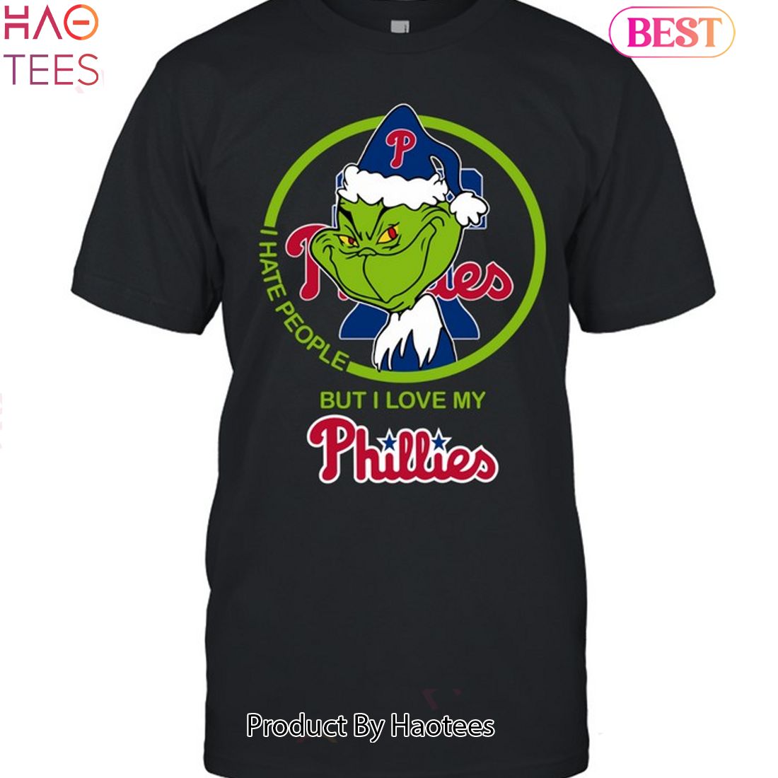 NEW I Love Philadelphia Phillies And Christmas Unisex T-Shirt NEW I Love Philadelphia Phillies And Christmas Unisex T-Shirt