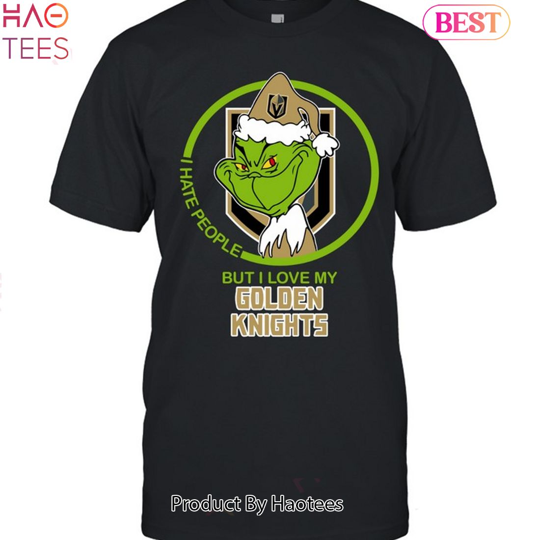 NEW I Love Vegas Golden Knights And Christmas Unisex T-Shirt NEW I Love Vegas Golden Knights And Christmas Unisex T-Shirt