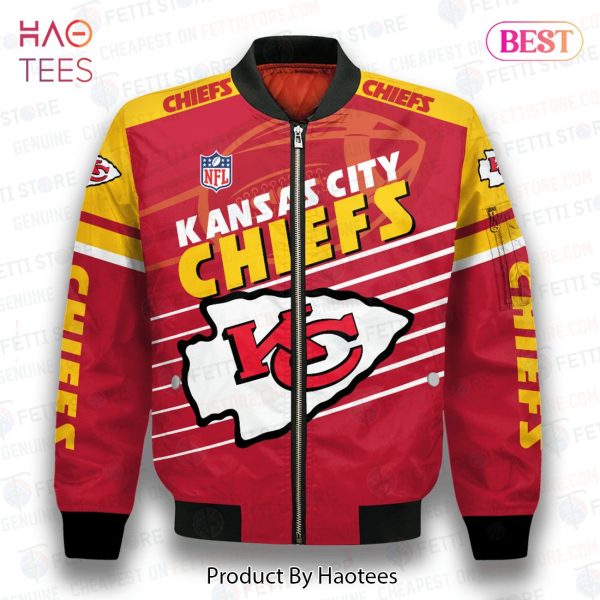 NEW Kansas City Chiefs National Football League 3D Bomber Jacket
