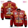 NEW Kansas City Chiefs National Football League 3D Bomber Jacket NEW Kansas City Chiefs National Football League 3D Bomber Jacket