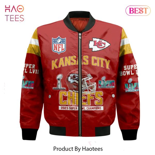 NEW Kansas City ChiefsSuper Bowl Championship 2023 Unisex 3D Bomber Jacket