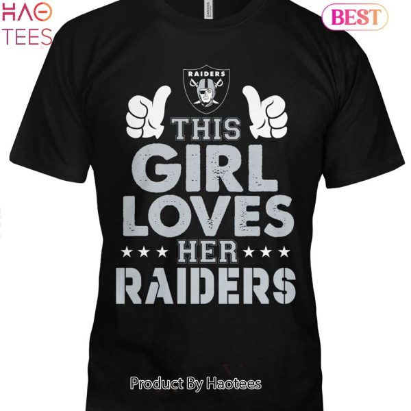 NEW Las Vegas Raiders This Girl Love Her Raiders Unisex T-Shirt