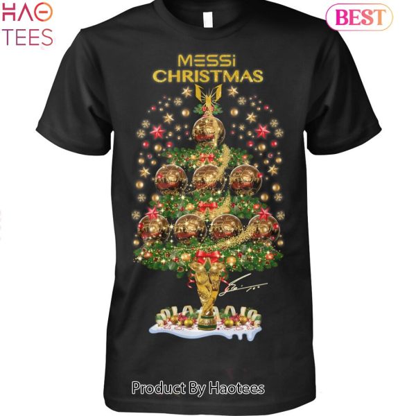 NEW Lionel Messi Ballon Dor Christmas Unisex T-Shirt