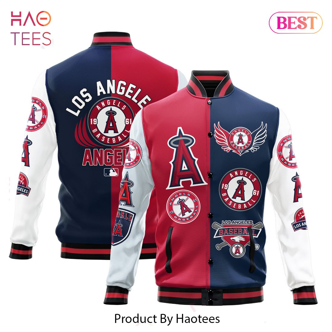 NEW Los Angeles Angels Major League Baseball Varsity Jacket