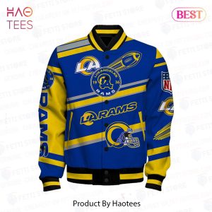 NEW Los Angeles Rams American Football League Pattern Varsity Jacket