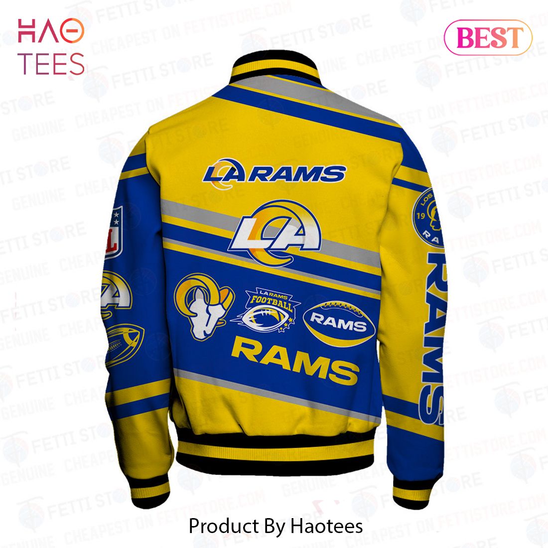 NEW Los Angeles Rams American Football League Pattern Varsity Jacket NEW Los Angeles Rams American Football League Pattern Varsity Jacket