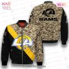 NEW Los Angeles DodgersMajor League Baseball AOP Bomber Jacket