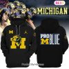 NEW Michigan Wolverines Football Pro Blue Hoodie