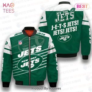 NEW New York Jets National Football League 3D Bomber Jacket