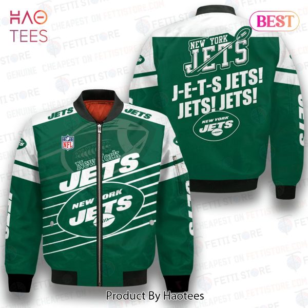 NEW New York Jets National Football League 3D Bomber Jacket