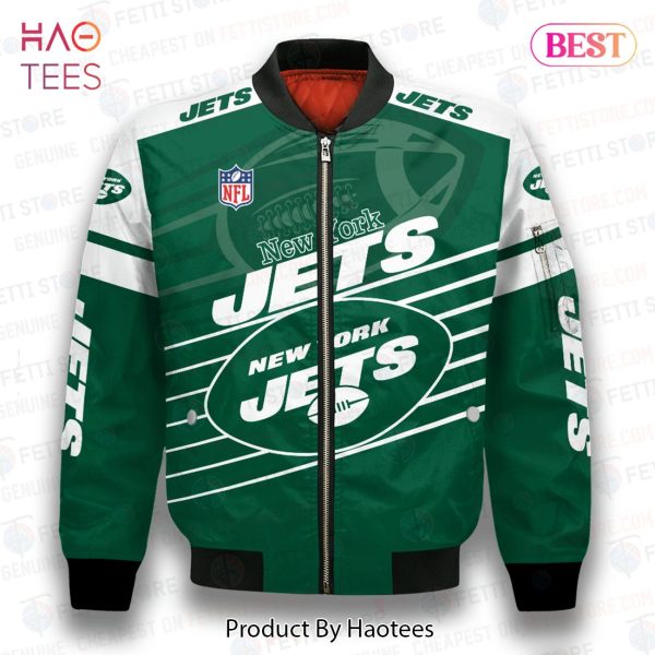 NEW New York Jets National Football League 3D Bomber Jacket