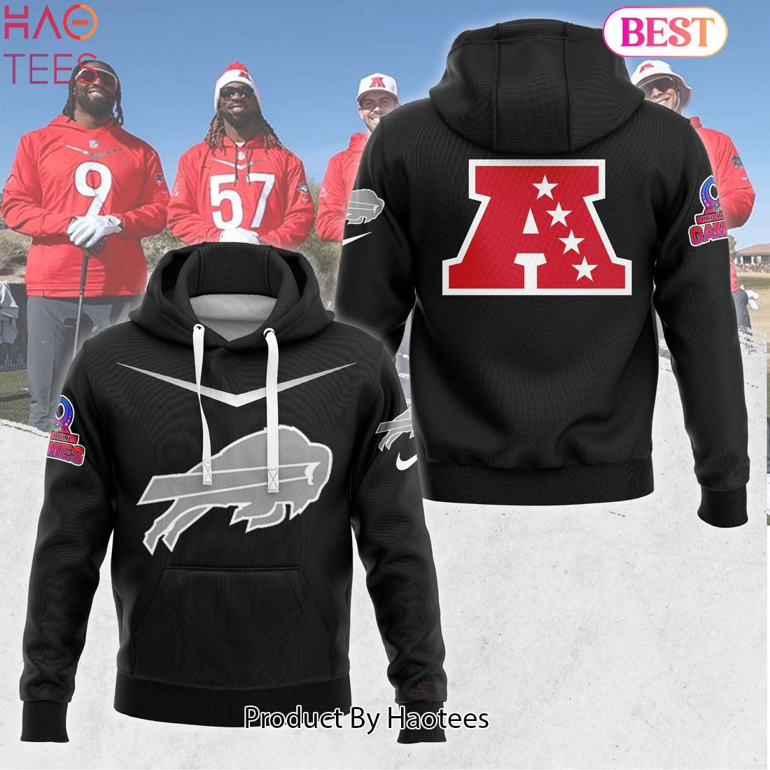 NEW NFL Buffalo Bills Pro Bowl AFC Hoodie