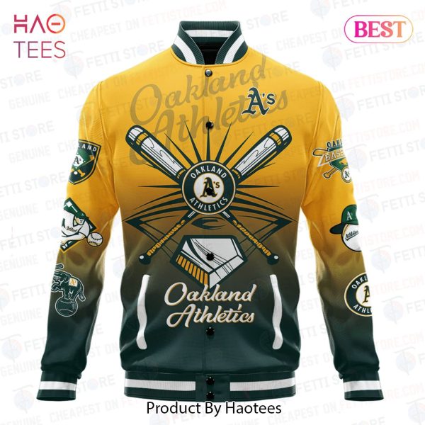 NEW Oakland Athletics Major League Baseball Varsity Jacket