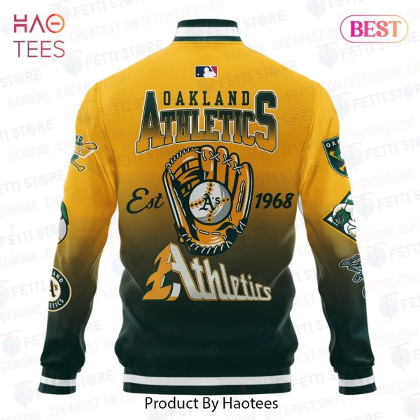 NEW Oakland Athletics Major League Baseball Varsity Jacket