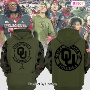 NEW Oklahoma Sooners Football Veteran Camo 2023 Hoodie NEW Oklahoma Sooners Football Veteran Camo 2023 Hoodie