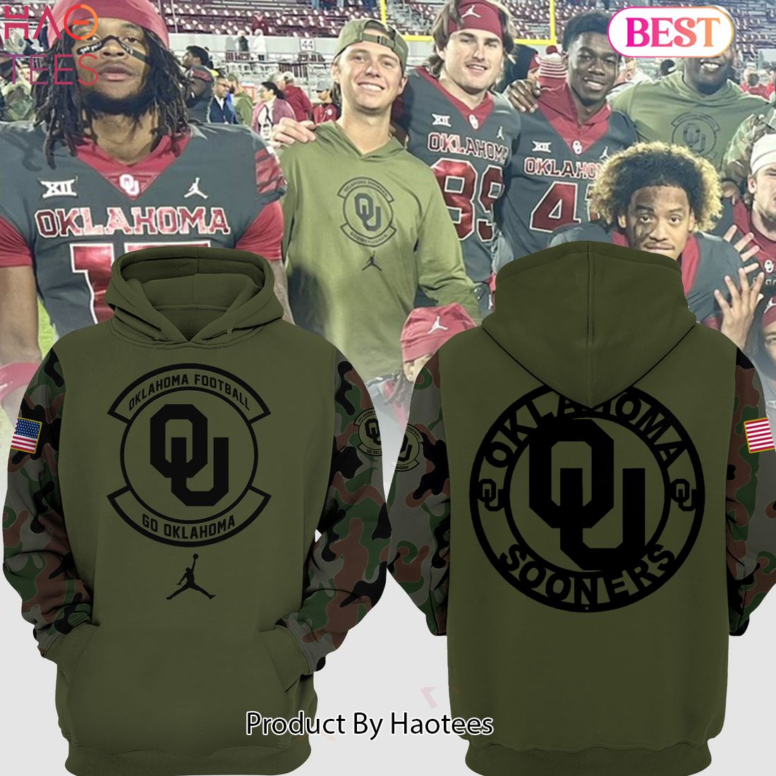 Ou hot sale camo hoodie