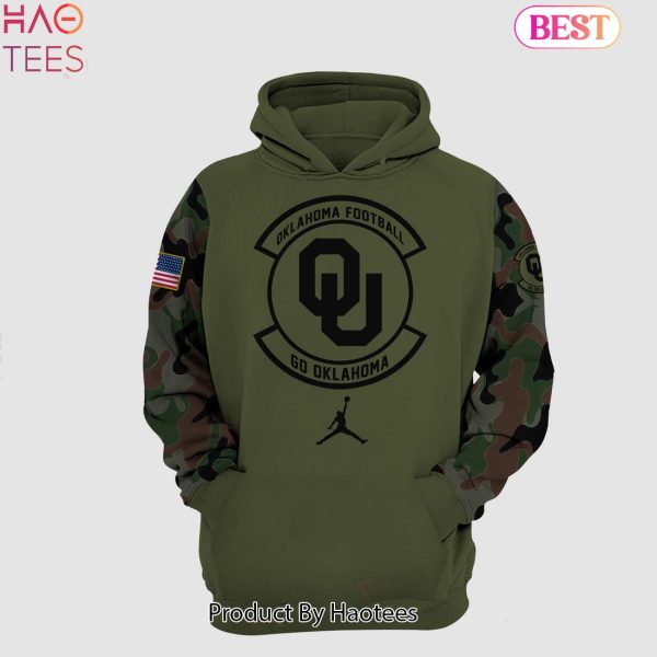 NEW Oklahoma Sooners Football Veteran Camo 2023 Hoodie