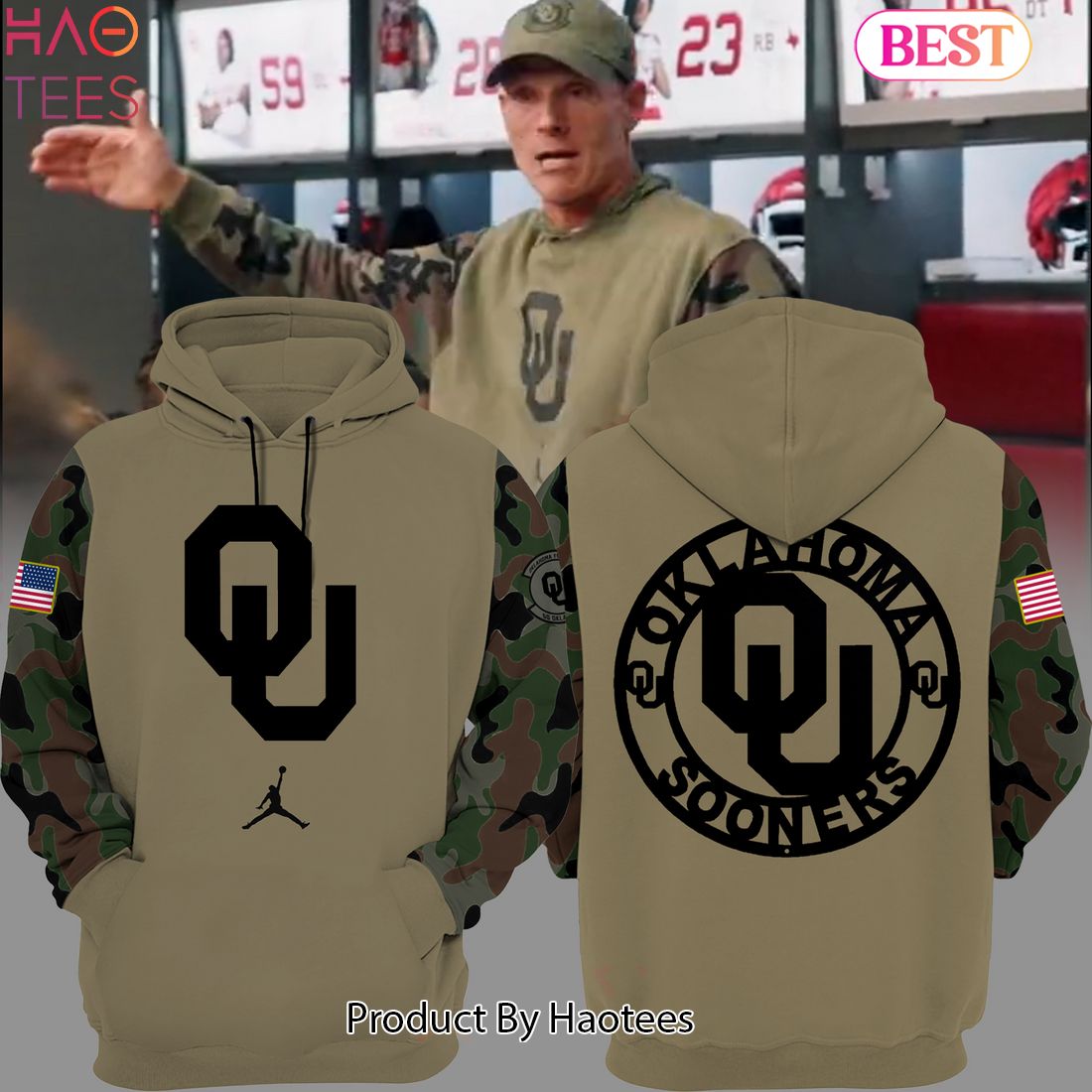 Ou deals camo hoodie