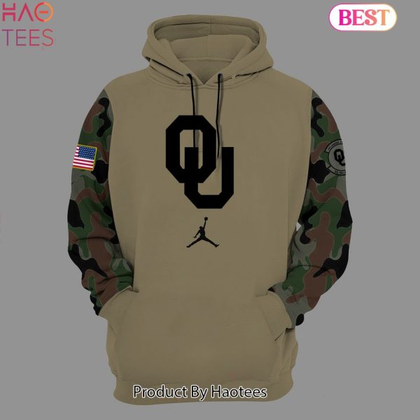 NEW Oklahoma Sooners Veteran Camo Hoodie