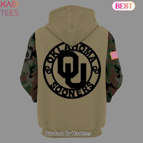 NEW Oklahoma Sooners Veteran Camo Hoodie