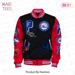 NEW Philadelphia 76ers National Basketball Association Varsity Jacket