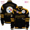 NEW Pittsburgh Steelers National Football League Pattern Varsity Jacket