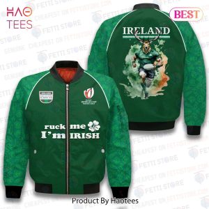 NEW Rugby World Cup 2023 Ireland 2023 3D Bomber Jacket