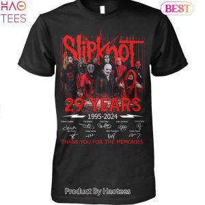 NEW Slipknot 29 Years 1995-2024 Thank You For The Memories Unisex T-Shirt