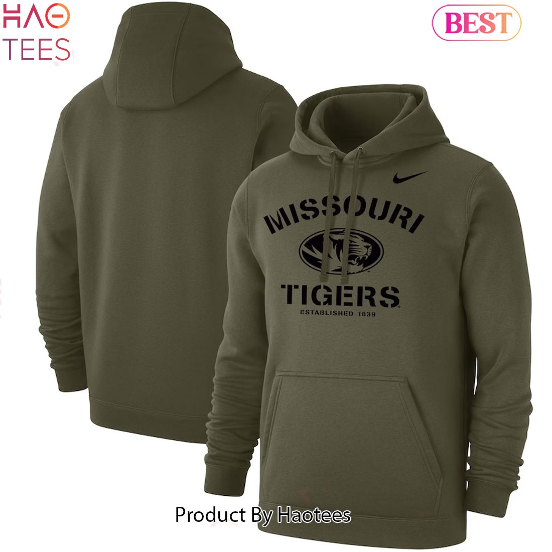 NEW Special Edition Missouri Tigers 1839 Football Hoodie