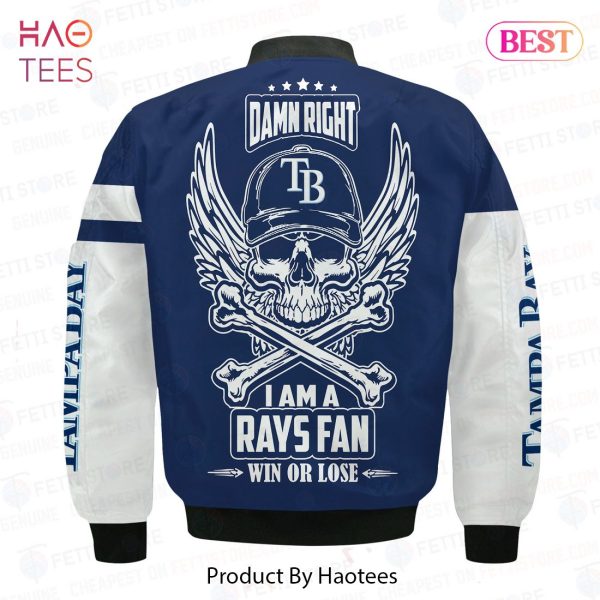 NEW Tampa Bay Rays Pattern MLB 3D Bomber Jacket