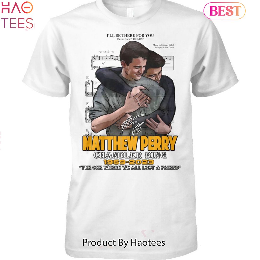 NEW The One Where We All Lost A Friend Matthew Perry Chandler Bing 1969-2023 Unisex T-Shirt NEW The One Where We All Lost A Friend Matthew Perry Chandler Bing 1969-2023 Unisex T-Shirt