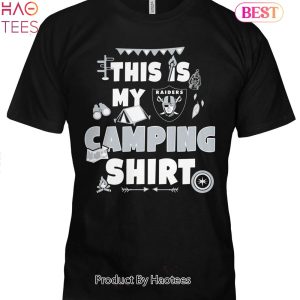 NEW This Is My Camping Las Vegas Raiders Unisex T-Shirt