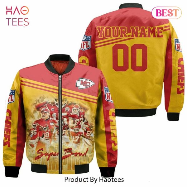 NEW Yoda Kansas City Chiefs Customized Pattern Bomber Jacket