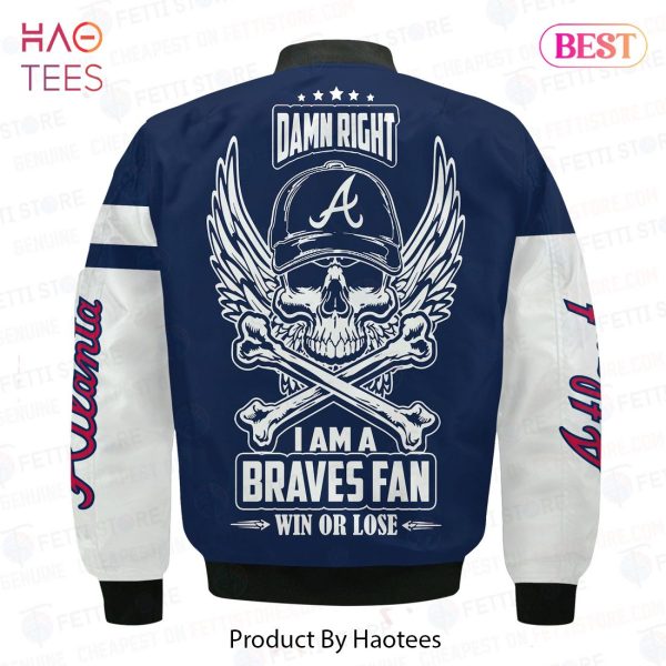 PREMIUM Atlanta Braves Pattern MLB 3D Bomber Jacket