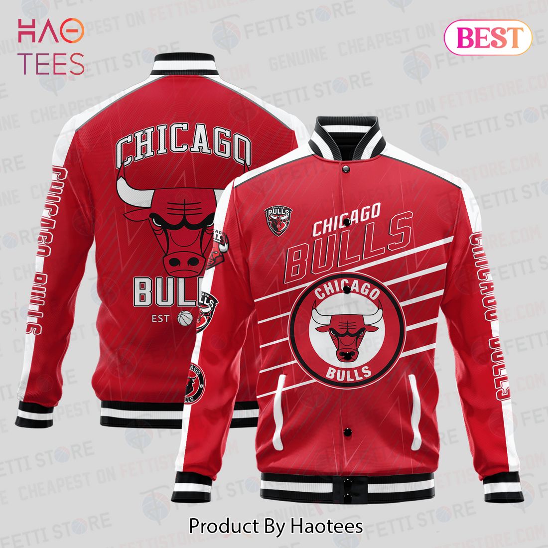 PREMIUM Chicago Bulls National Basketball Association Varsity Jacket PREMIUM Chicago Bulls National Basketball Association Varsity Jacket