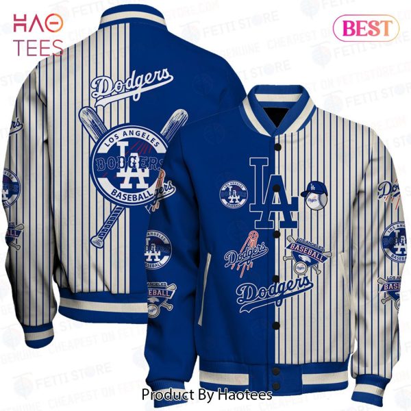 PREMIUM Los Angeles Dodgers Major League Baseball Pattern Varsity Jacket