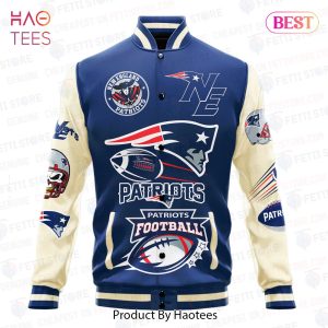 PREMIUM New England Patriots National Football League Pattern Varsity Jacket