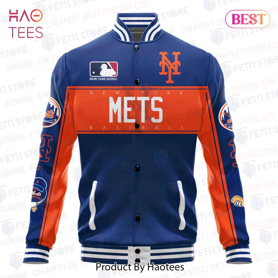 PREMIUM New York Mets American League Baseball Vintage Pattern Varsity Jacket PREMIUM New York Mets American League Baseball Vintage Pattern Varsity Jacket