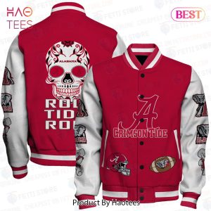 THE BEST Alabama Crimson Tide NCAA Football AOP Varsity Jacket