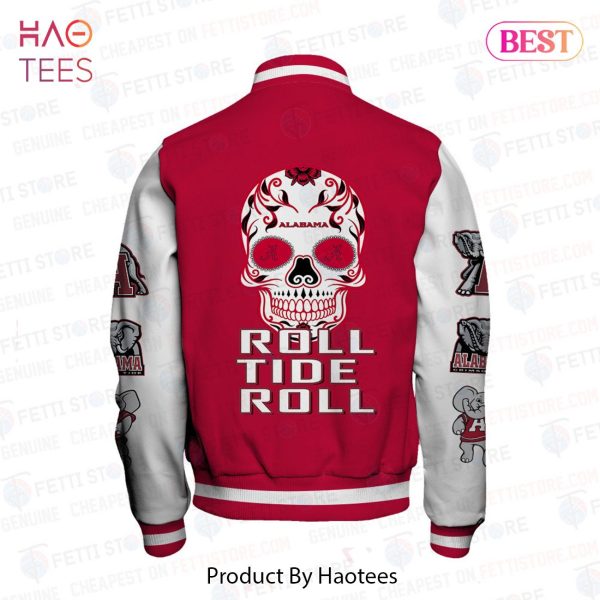 THE BEST Alabama Crimson Tide NCAA Football AOP Varsity Jacket