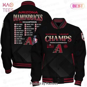 THE BEST Arizona Diamondbacks Major League Baseball AOP Varsity Jacket