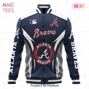 THE BEST Atlanta Braves Baseball Traditional Pattern AOP Varsity Jacket