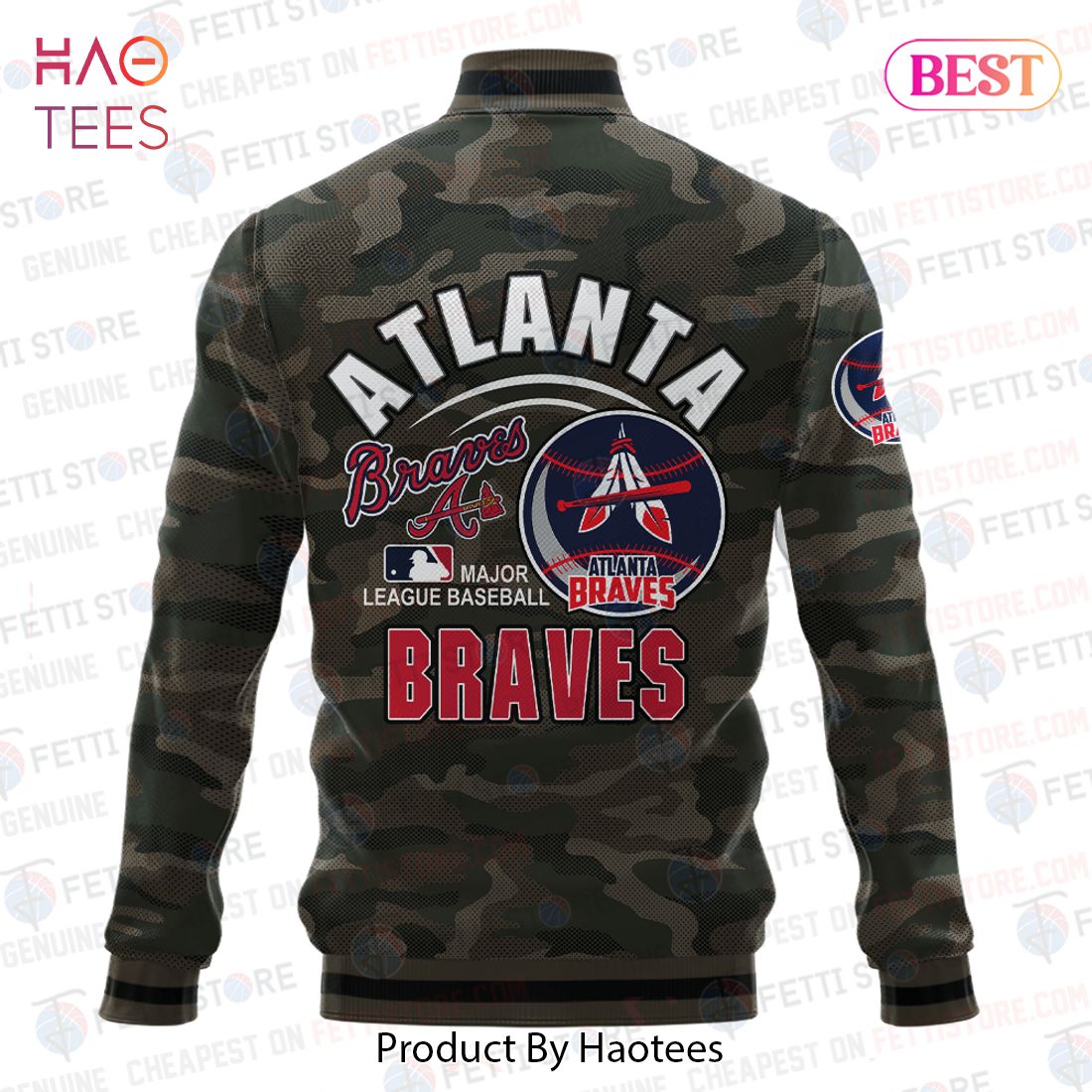 THE BEST Atlanta Braves Major League Baseball Camo AOP Varsity Jacket THE BEST Atlanta Braves Major League Baseball Camo AOP Varsity Jacket