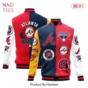 THE BEST Atlanta Braves Major League Baseball Varsity Jacket