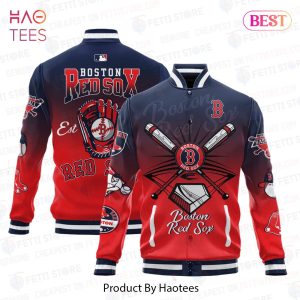 THE BEST Boston Red Sox Major League Baseball Varsity Jacket