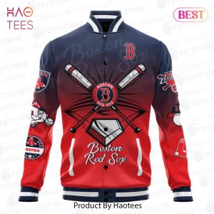 THE BEST Boston Red Sox Major League Baseball Varsity Jacket