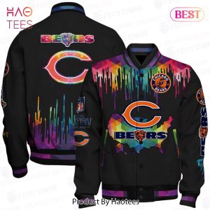 THE BEST Chicago Bears National Football League AOP Varsity Jacket