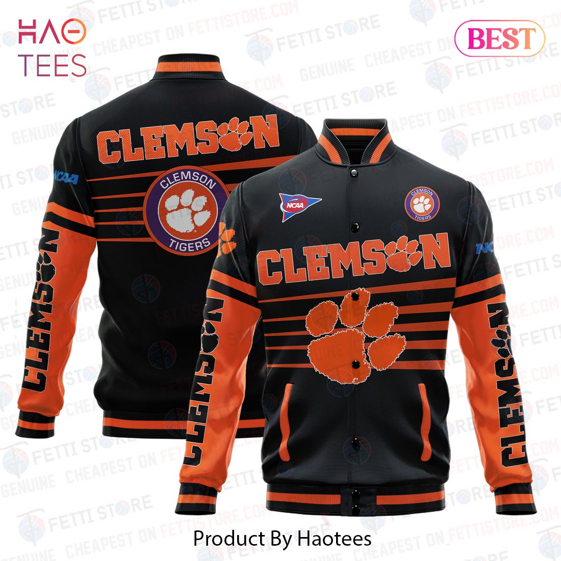 THE BEST Clemson Tigers NCAA AOP Varsity Jacket