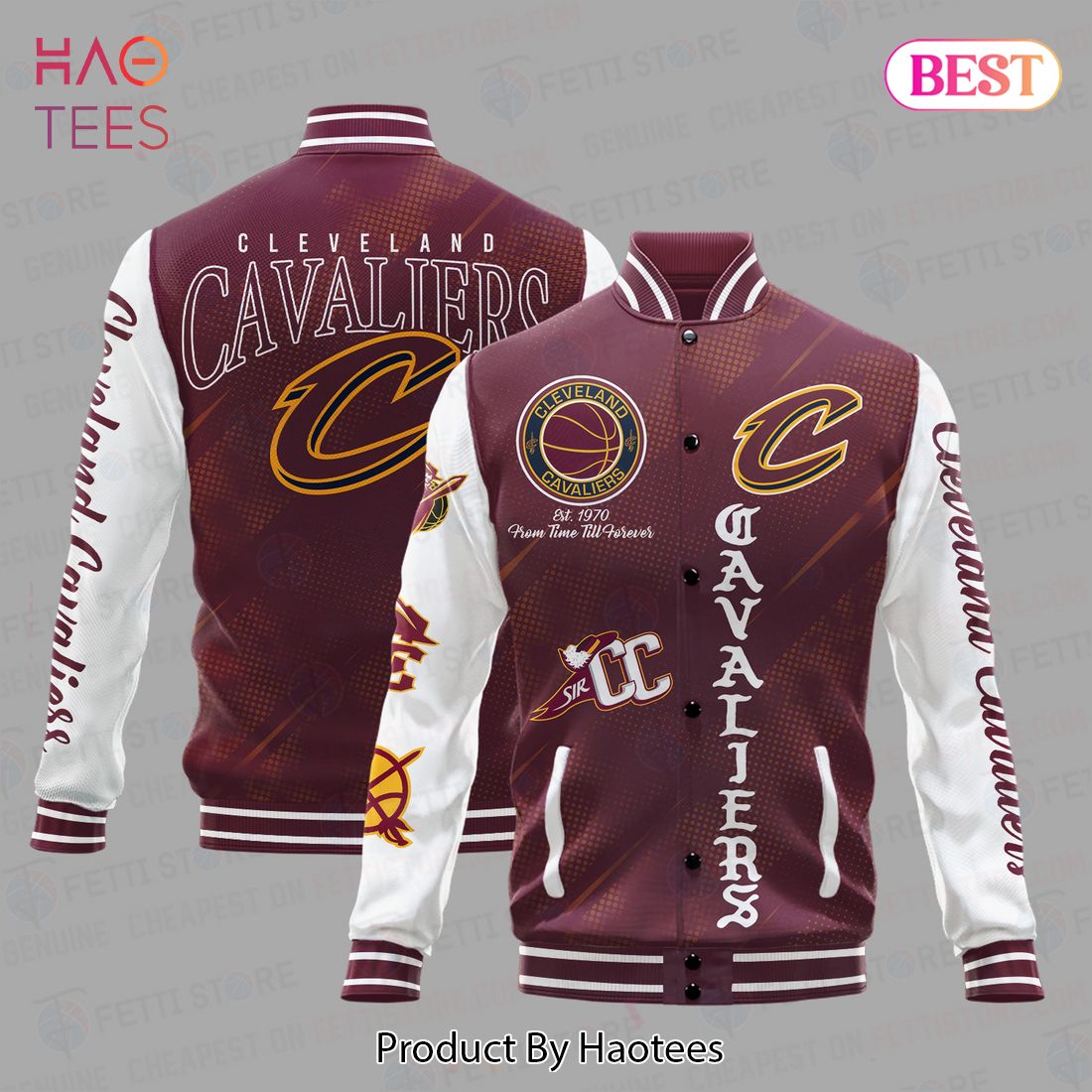 THE BEST Cleveland Cavaliers National Basketball Association Varsity Jacket
