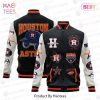THE BEST Houston Astros American League Baseball Varsity Jacket